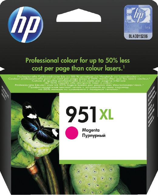 Inktcartridge HP CN047AE 951XL rood Inktcartridge HP CN047AE 951XL rood