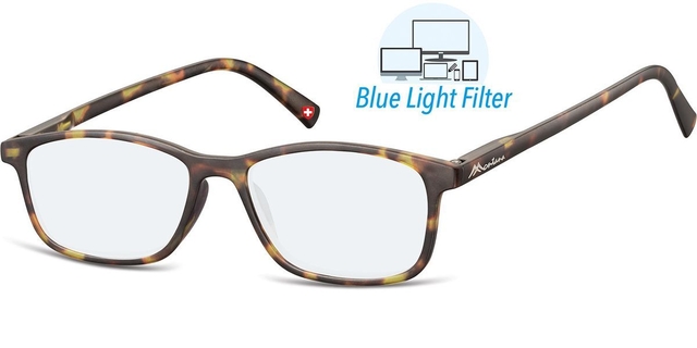 Leesbril  Montana +3.00 dpt blue light filter turtle