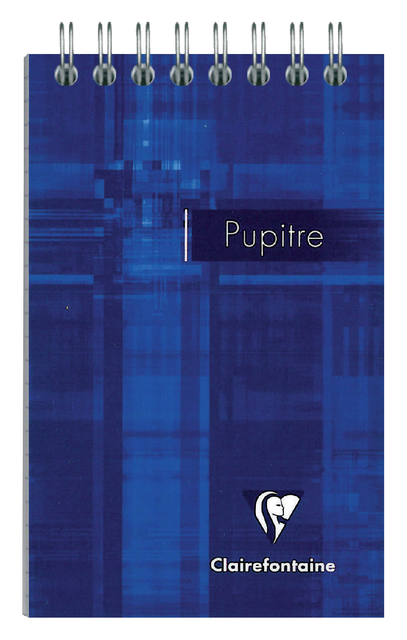 Notitieboek Clairefontaine Puptire 75x120mm spiraal lijn Notitieboek Clairefontaine Puptire 75x120mm spiraal lijn