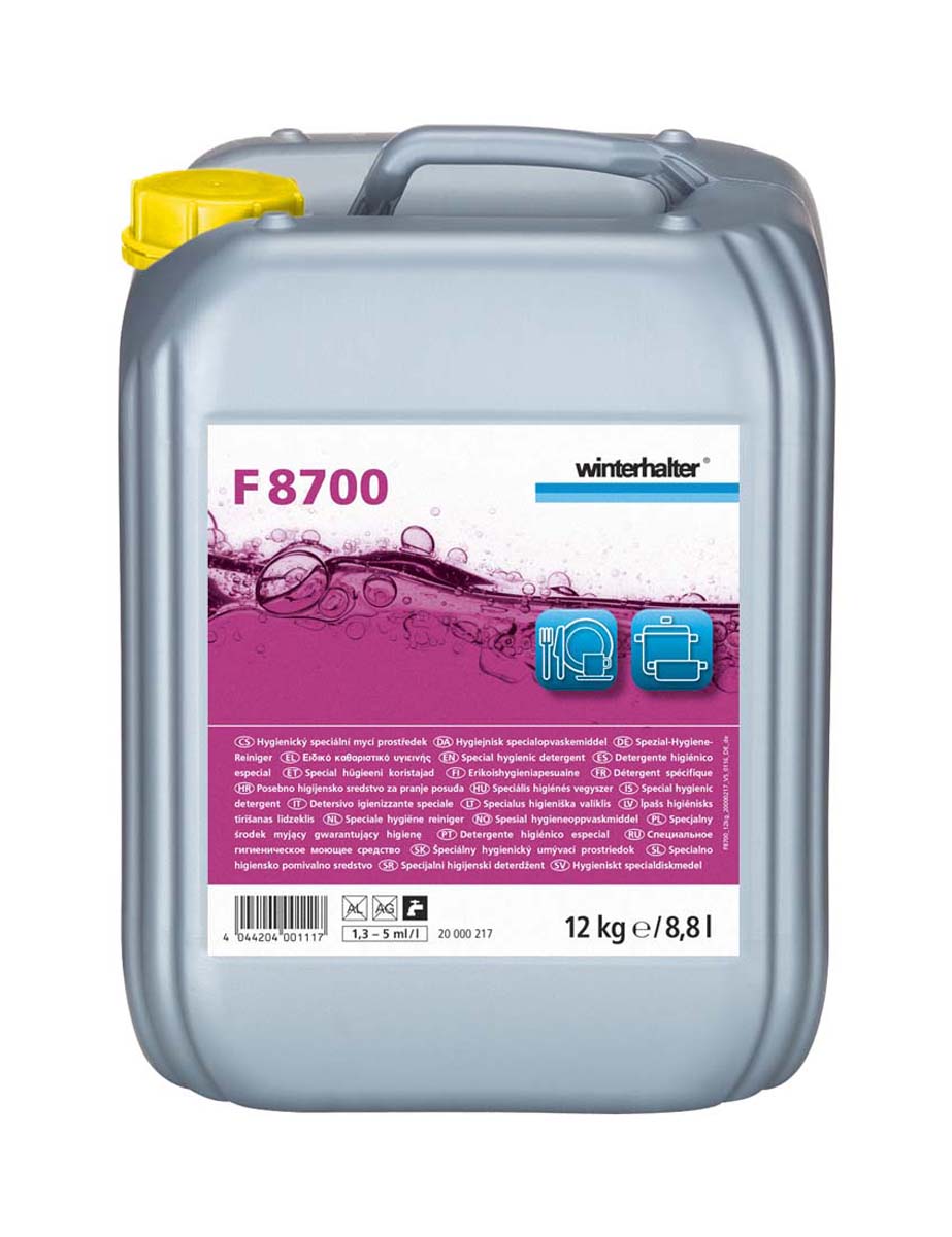 Winterhalter Vaatwasmiddel F8700 12kg-10ltr per stuk