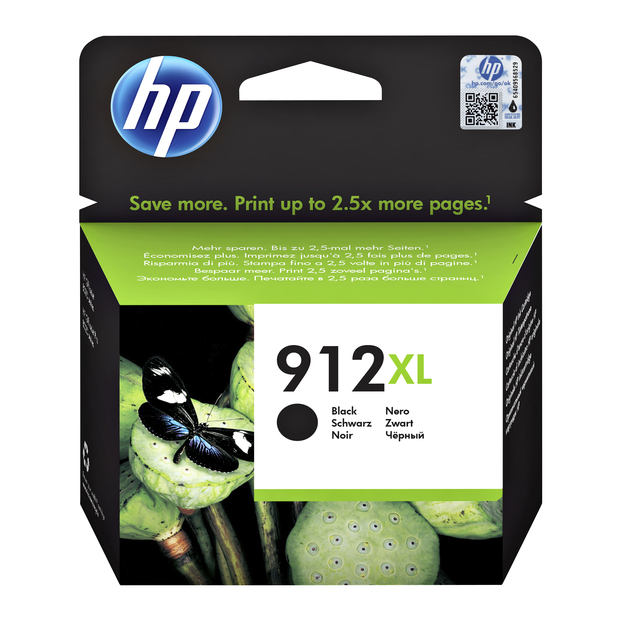 Inktcartridge HP 3YL84AE 912XL zwart Inktcartridge HP 3YL84AE 912XL zwart