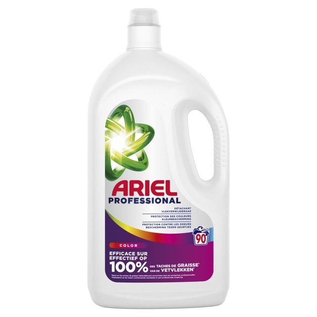 Wasmiddel Ariel Professional vloeibaar Color 4.05 liter 90 scoops Wasmiddel Ariel Professional vloeibaar Color 4.05 liter 90 scoops