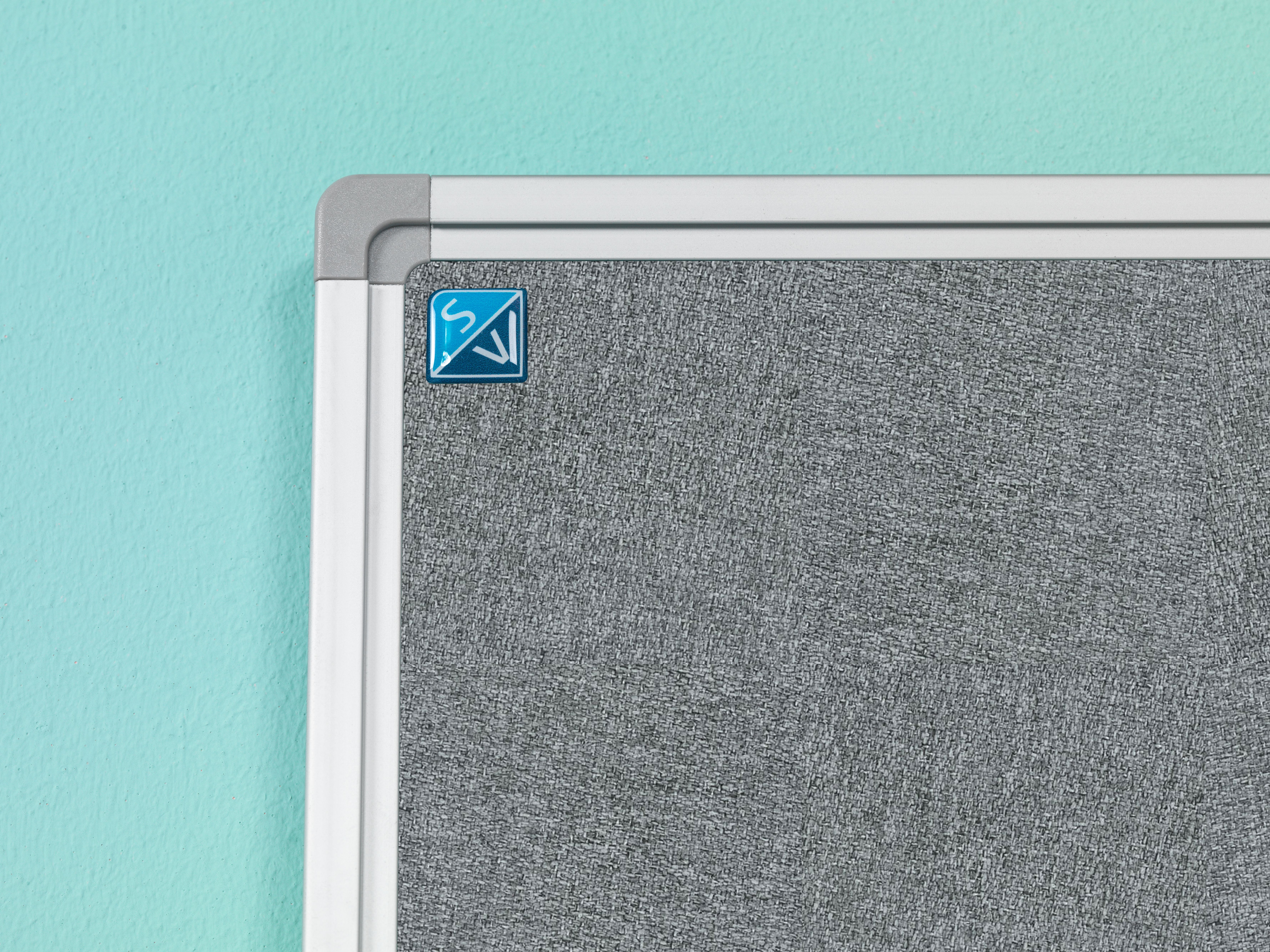 Prikbord "Accent", Softline profiel 16 mm, AK019 - 120x240cm