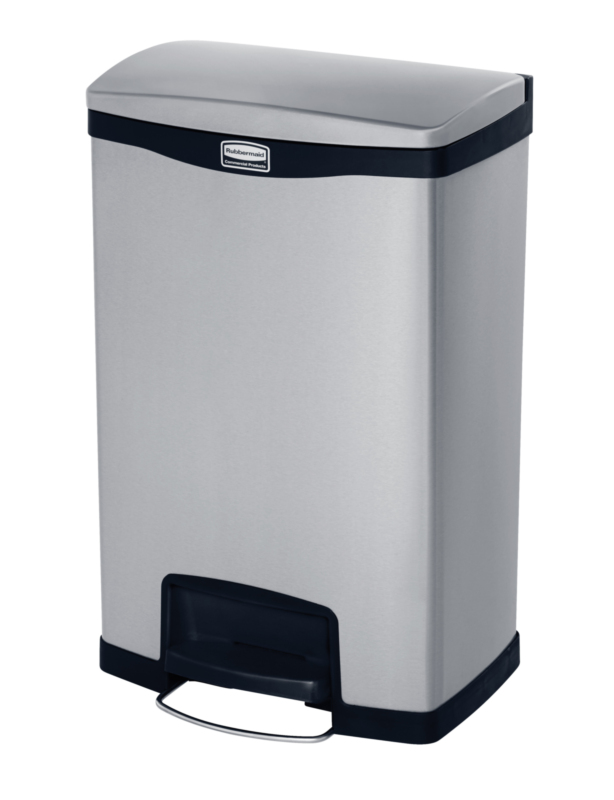 Rubbermaid Slim Jim Step On Container Frontstep RVS 50 liter