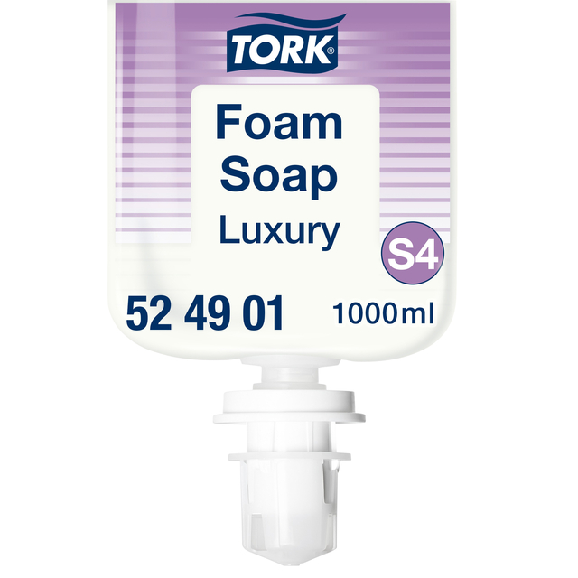 Handzeep Tork S4 Premium schuim 1000ml luxe 524901 Handzeep Tork S4 Premium schuim 1000ml luxe 524901