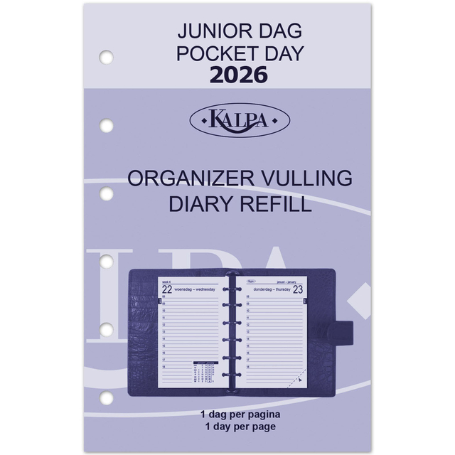 Agendavulling 2026 Kalpa Pocket 1dag/1pagina Agendavulling 2026 Kalpa Pocket 1dag/1pagina