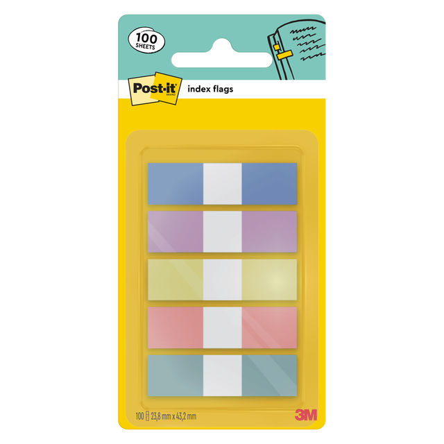 post-it, index flags, sticky notes, color blocks, flag stickers