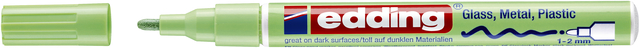 Paintmarker edding 751 op oliebasis 1-2mm pastel groen Paintmarker edding 751 op oliebasis 1-2mm pastel groen