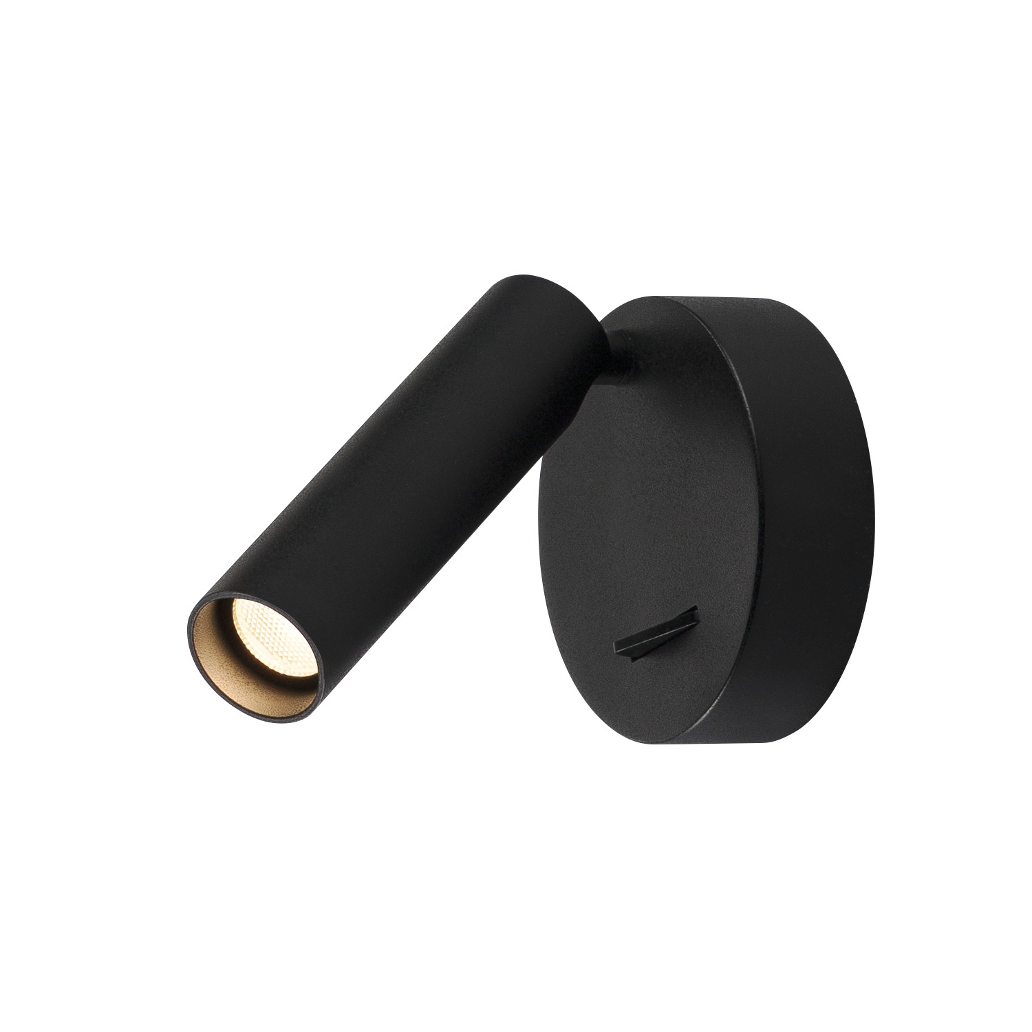 KARPO zwart 1xLED 3000K, schakelaar