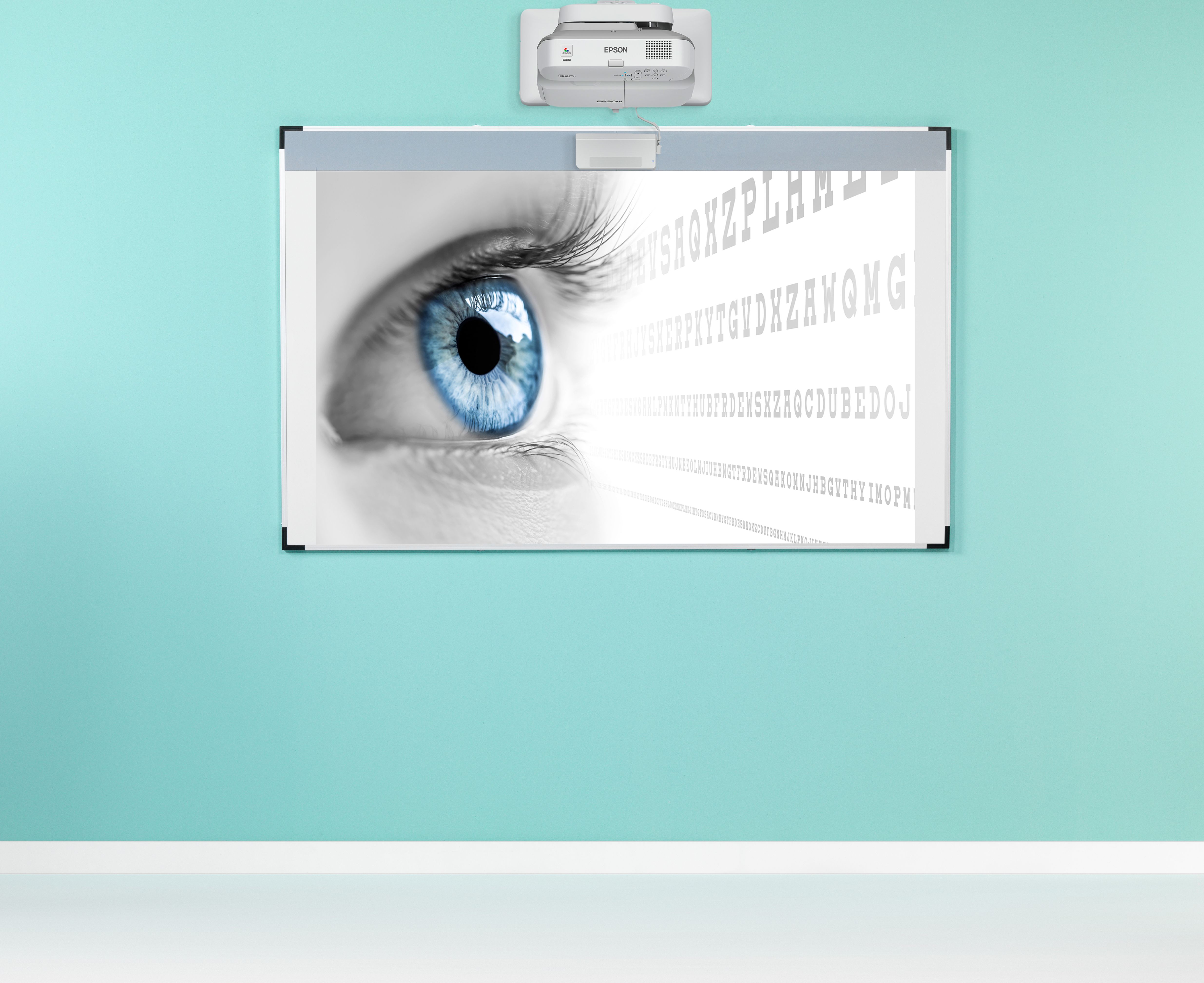Projectiebord (16:10) ExtraFlat, Low Gloss, finger touch - 150x240 cm, 100"