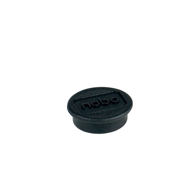 Magneet Nobo 20mm zwart 8 stuks
