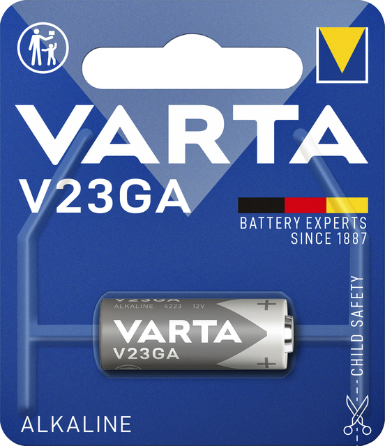 Batterij Varta V23GA alkaline blister à 1stuk Batterij Varta V23GA alkaline blister à 1stuk