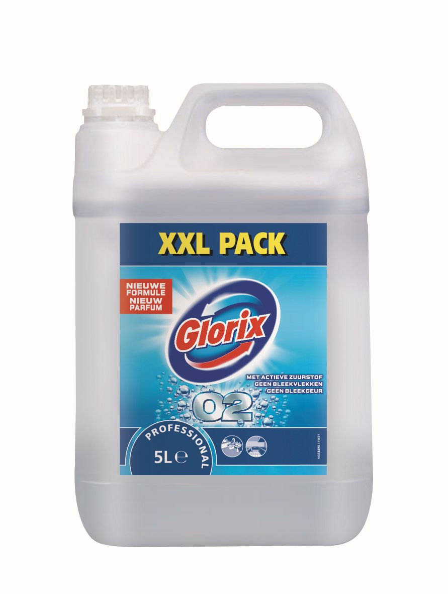 Glorix Pro Formula Toiletreiniger O2 zonder chloor doos2x5l Glorix Pro Formula Toiletreiniger O2 zonder chloor doos2x5l