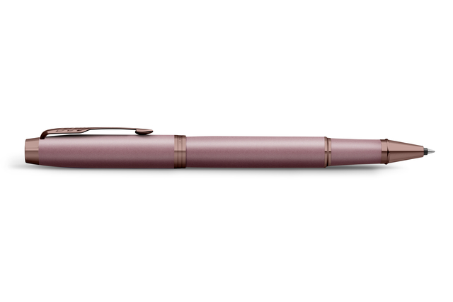 balpen, pen, metallic, roze, koperkleur