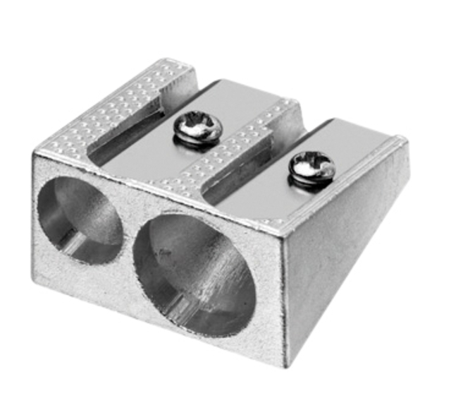 Puntenslijper Westcott aluminium dubbel kegelvorm Puntenslijper Westcott aluminium dubbel kegelvorm