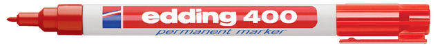 Viltstift edding 400 rond 1mm rood Viltstift edding 400 rond 1mm rood