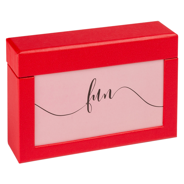 Fotobox walther design Fun 10x15cm 100 foto's rood Fotobox walther design Fun 10x15cm 100 foto's rood