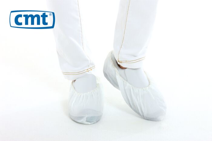 CMT Schoenovertrek CPE 40my mt 36-42 Wit doos 20x100st