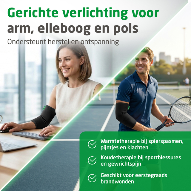 armbracelet, elleboog, pols, therapie, warmte