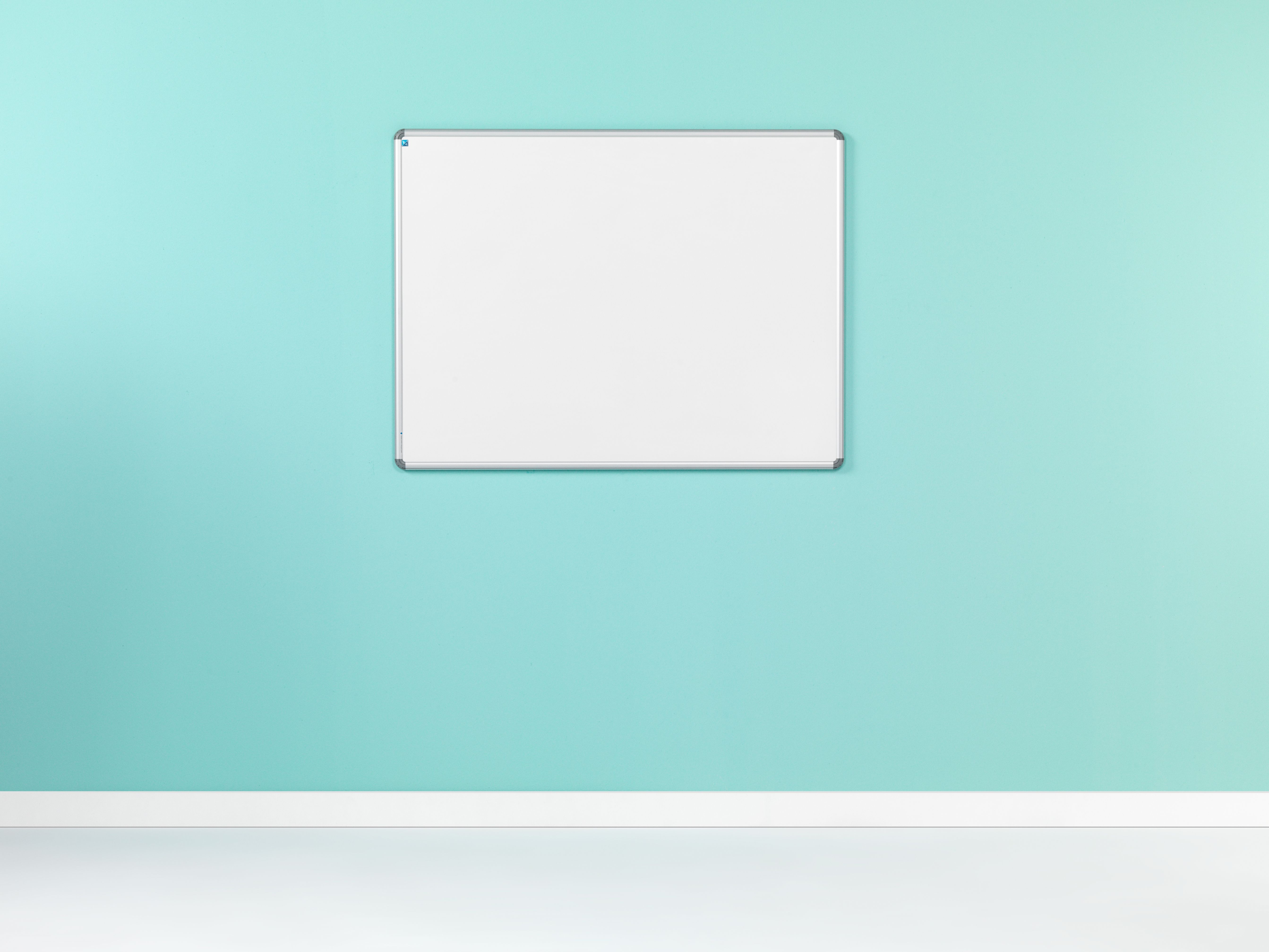 Whitebord Design profiel 16mm, emailstaal wit - 45x60 cm