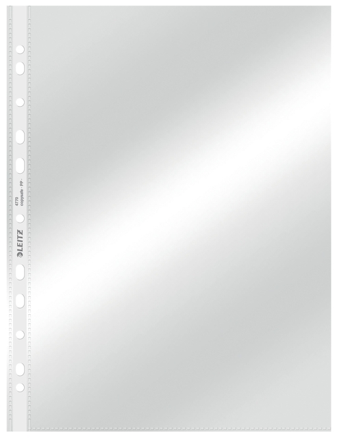 Showtas Leitz Premium standaard copy safe 0.08mm PP A4 transparant 100 stuks Showtas Leitz Premium standaard copy safe 0.08mm PP A4 transparant 100 stuks
