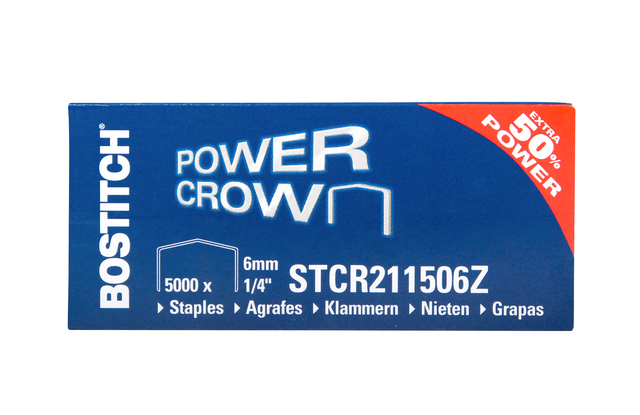 Nieten Bostitch B8 staal STRC2115 6mm gebogen rug 5000 stuks Nieten Bostitch B8 staal STRC2115 6mm gebogen rug 5000 stuks