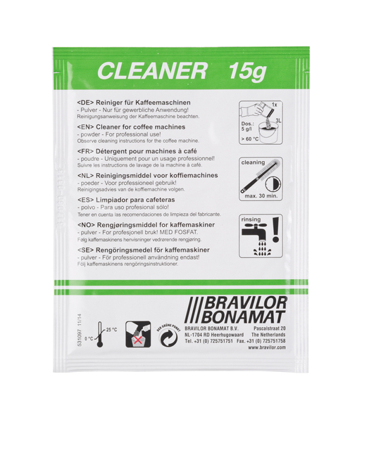 Reiniger Bravilor Cleaner voor koffiemachines Reiniger Bravilor Cleaner voor koffiemachines