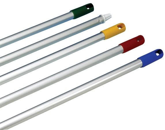 Diversey aluminium steel hygienisch blauw 145cm per stuk