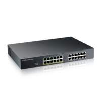 Zyxel GS1915-24EP | Managed L2 Switch | 24 Poorten | Gigabit Ethernet (10/100/1000 Mbps) | PoE | 1U Rackmount Zyxel GS1915-24EP | Managed L2 Switch | 24 Poorten | Gigabit Ethernet (10/100/1000 Mbps) | PoE | 1U Rackmount