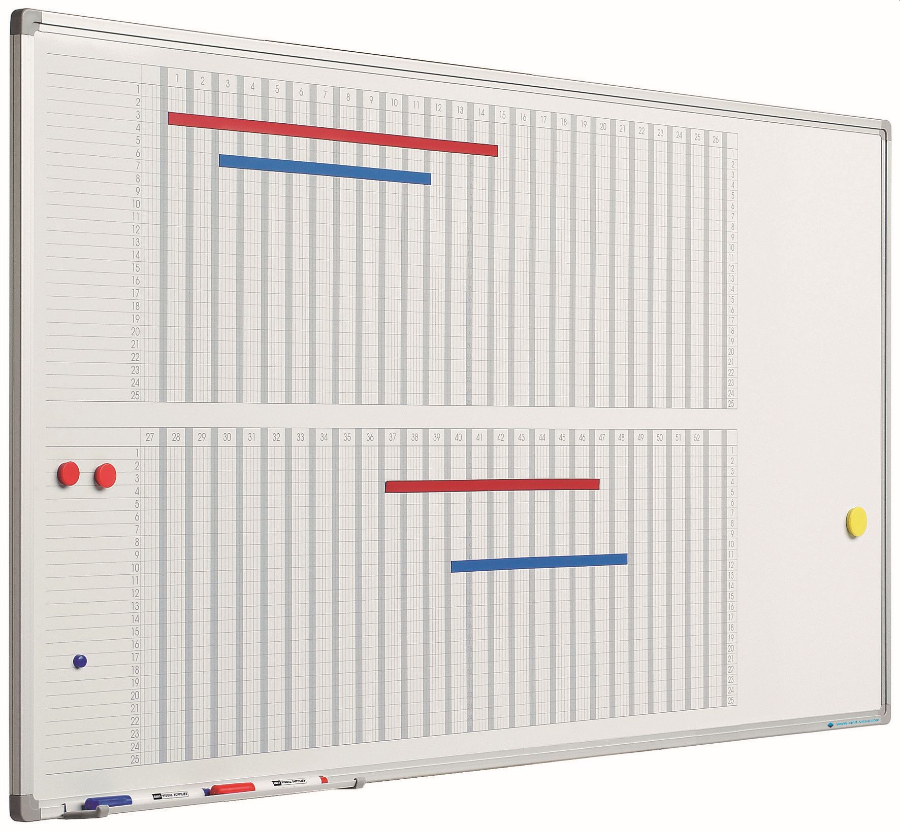 Planbord Softline profiel 8mm 53 Weken - 60x120 cm Planbord Softline profiel 8mm 53 Weken - 60x120 cm