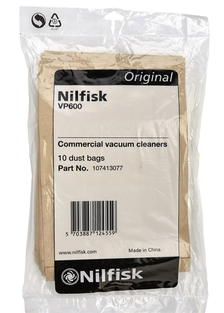 Stofzuigerzak Nilfisk VP600 10 stuks