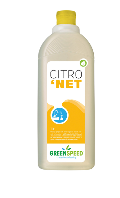 Afwasmiddel Greenspeed Citronet 1liter Afwasmiddel Greenspeed Citronet 1liter
