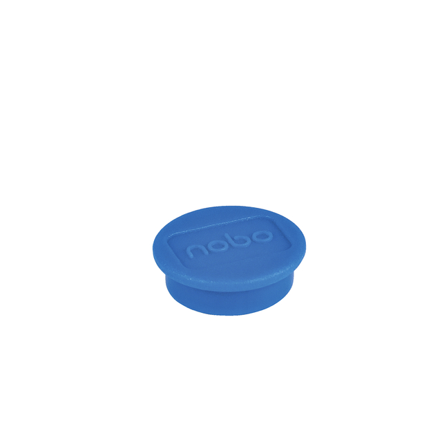 Magneet Nobo 13mm blauw 10 stuks Magneet Nobo 13mm blauw 10 stuks