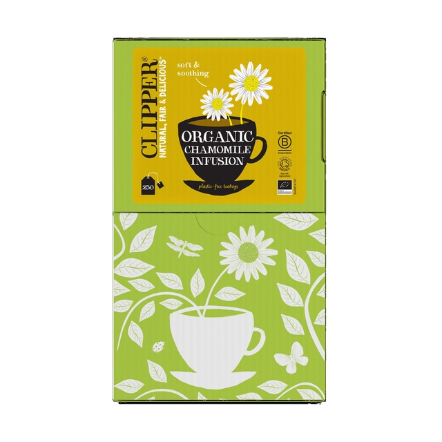 Thee Clipper infusion chamomile bio 250 zakjes Thee Clipper infusion chamomile bio 250 zakjes