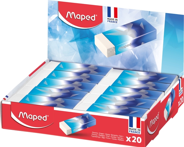 Gum Maped Arctic Vibes display a 20 stuks blauw