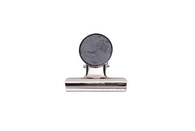 Papierklem MAUL Bulldog met magneet 52mm zilver 2 stuks