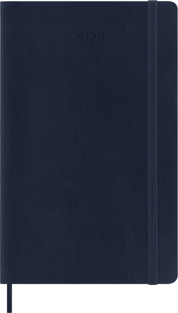 Agenda 2026 Moleskine 12M Planner Weekly 7dagen/1pagina large sc sapphire blue Agenda 2026 Moleskine 12M Planner Weekly 7dagen/1pagina large sc sapphire blue