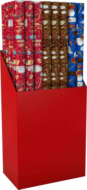 kauwgom, papieren rietjes, rood display, rolletjes, decoratieve wrapping