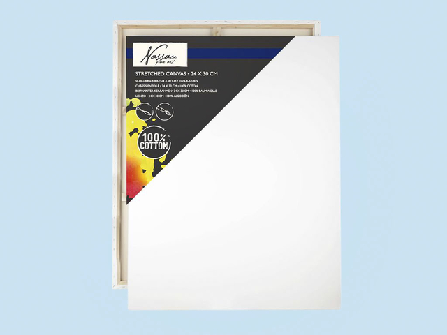 Canvas Nassau fine art 24x30cm 100% katoen