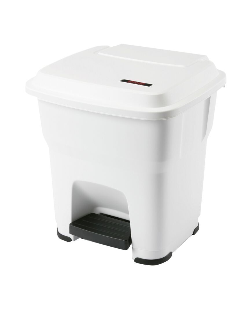 Hera Pedaalemmer 35ltr Kunststof Wit per stuk