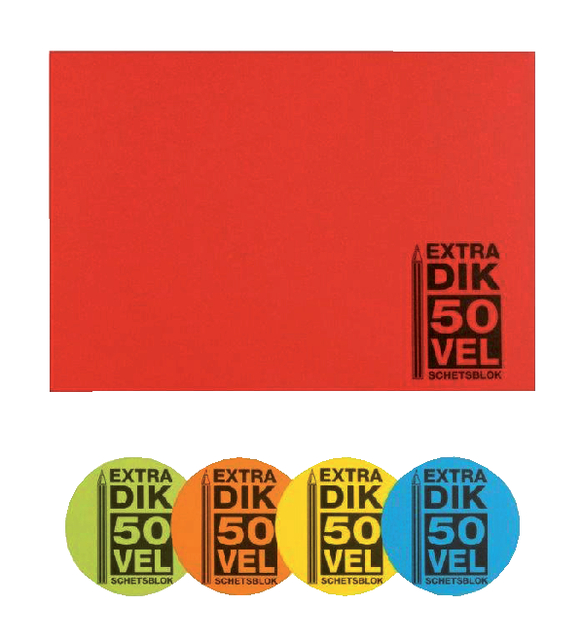 Schetsboek Papyrus 210x297mm 120gr 50 vel