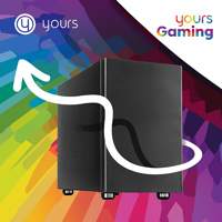 YOURS GAMING | Intel Core i5-14400F | NVIDIA GeForce RTX 5060 | 32GB RAM | 1TB SSD | W11 Professional