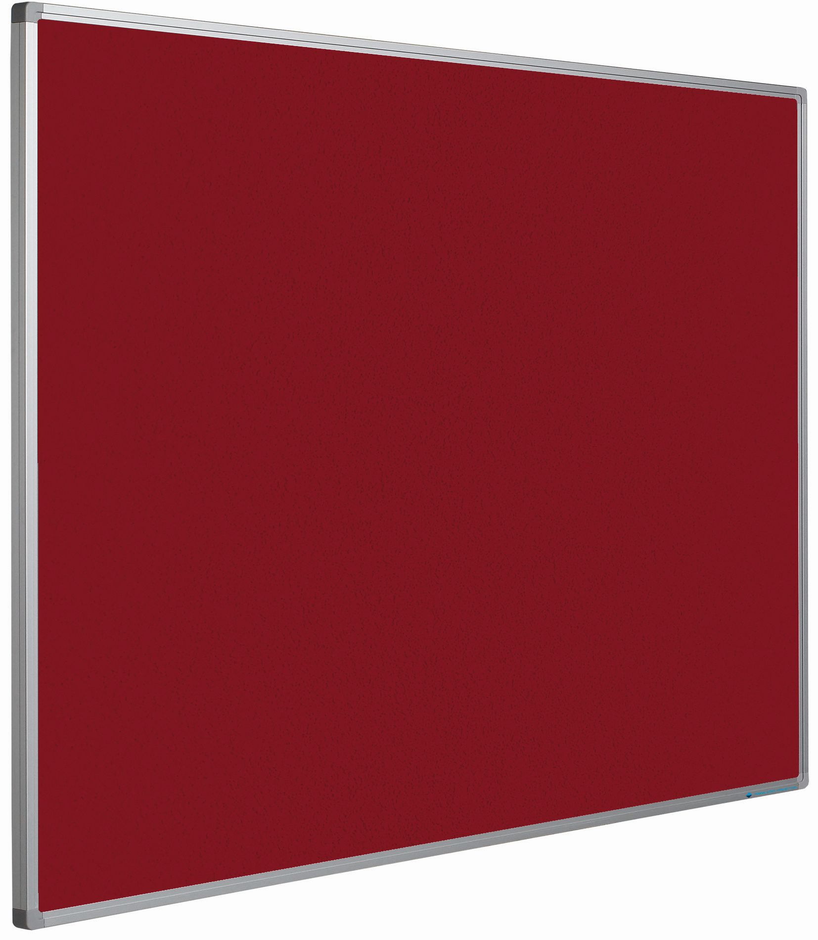 Prikbord Softline profiel 16mm, bulletin rood - 120x300 cm