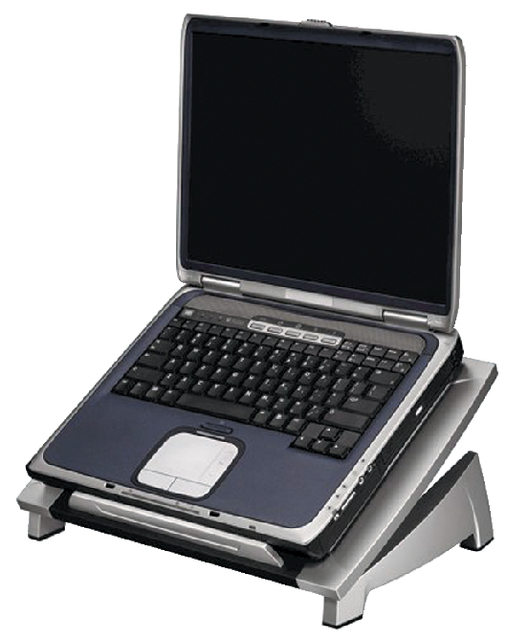 Laptopstandaard Fellowes Office Suites zwart/grijs Laptopstandaard Fellowes Office Suites zwart/grijs