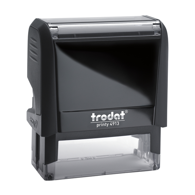 Tekststempel Trodat Printy 4913 personaliseerbaar zw 5regels 57x21mm