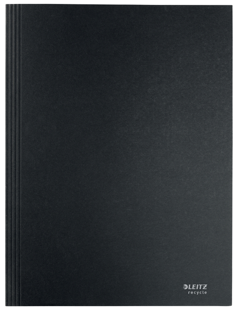 Dossiermap Leitz Recycle A4 3-kleps karton zwart Dossiermap Leitz Recycle A4 3-kleps karton zwart
