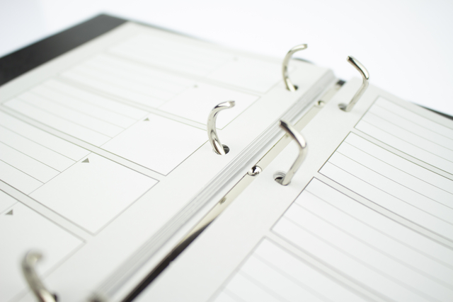 planner, ring binder, ring binder pages, spreads, organizer