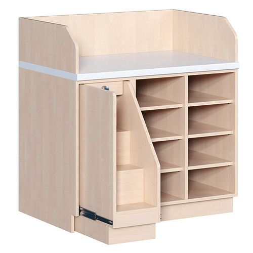 Commode, drie rijen