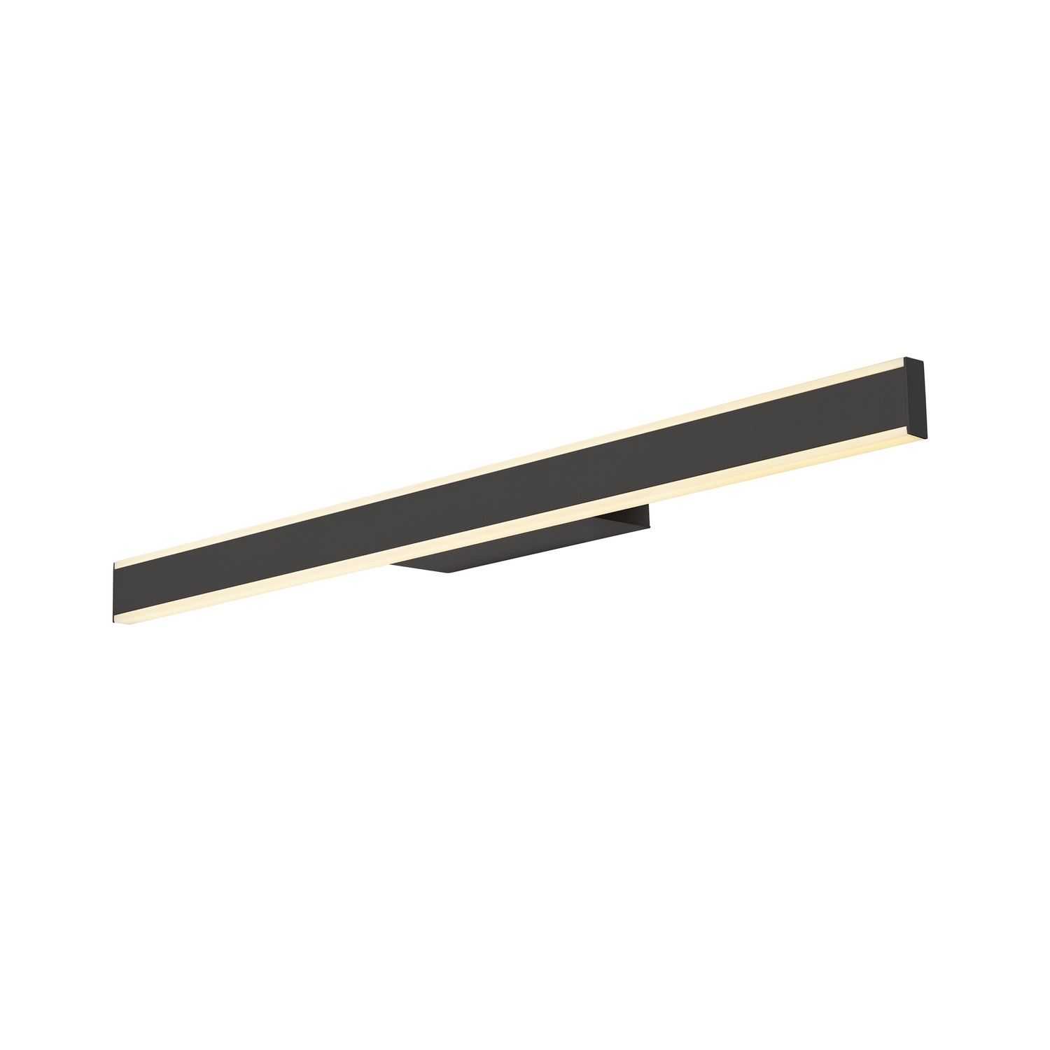 ONE LINEAR 70 wand zwart 2xLED 2700/3000K