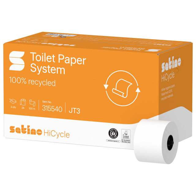 toiletpapier, doos, gerecycled, rol, HiCycle
